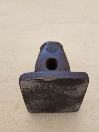 Vintage Blacksmith/anvil/forge 2 5/8 " Flatter Hammer Head 3 Lbs.  4 Oz.  Marked