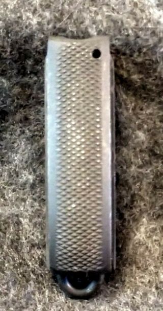 Vintage Wwii Colt 45acp 1911a1 Checkered Mainspring Housing