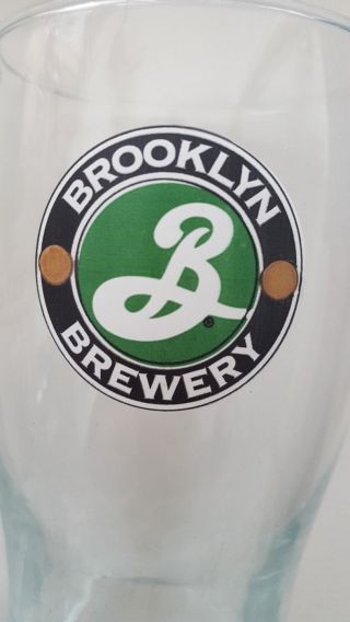 Coney Island Brewing Co & Brooklyn brewery Set of Two (2) Glasses 3
