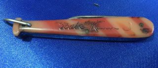 Vintage Camillus Cutlery Babe Ruth Baseball Bat Figural Vintage Pocket Knife