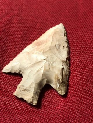 Authentic Buck Creek Arrowhead From Decatur County,  Tennessee River 2 1/2” Long.