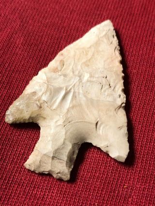 Authentic Buck Creek Arrowhead from Decatur County,  Tennessee River 2 1/2” Long. 2