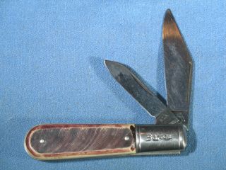 Vintage Barlow Colonial Prov Usa 2 - Blade Folding Pocket Knife