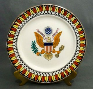 Adams Tunstall (uk) Antique E Pluribus Unum Eagle Dec Porcelain Centennial Plate
