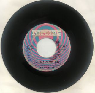LOU COURTNEY Hey Joyce / I’m Mad About You 7” 45 Single 1967 Funk Soul Pop - Side 2
