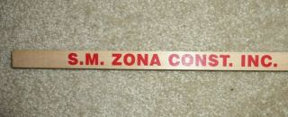 Wood Yardstick/walking Stick 36 " Long Sm Zona Const.  Inc.  Eldred,  Pa