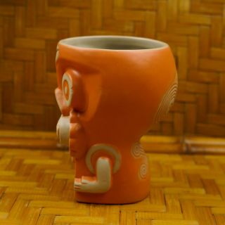 Tiki Mug Day Of The Deadtiki Dead Orange Skull Munktiki Imports Alderete 3