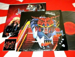 Judas Priest Defenders Of The Faith 1984 Us/usa 1st Lp,  Shrink,  Color Inner Fight