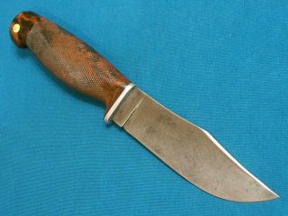 Odd Antique Kinfolks Usa Hunting Skinning Bowie Knife Knives Vintage Survival Vg