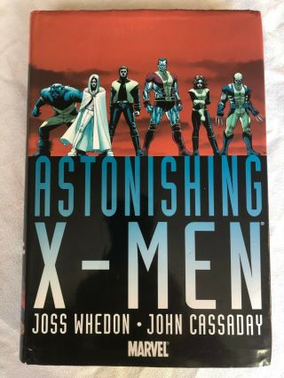 Astonishing X - Men Omnibus Hardcover Hc Joss Whedon John Cassaday Oop