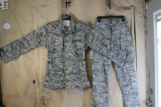 2 Pc Gortex Set Military Issued Abu Digital Size Large Regular W/o Tags