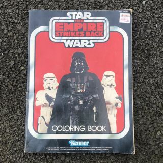 Vintage 1982 Star Wars The Empire Strikes Back Coloring Book Kenner General Mill