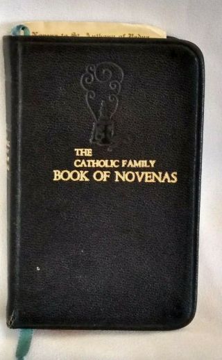 Vintage 1956 The Catholic Family Book Of Novenas Publ 
