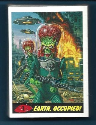 2015 Topps Mars Attacks Occupation Complete Parallel Heritage Set Of 45 Cards