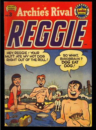 Archie’s Rival Reggie 3 Pre - Code Golden Age Teen Comic 1951 Vg - Fn