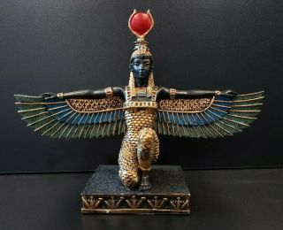 Design Toscano Isis Goddess Of Beauty Egyptian Decor Statue,  9 Inch,  Full Color