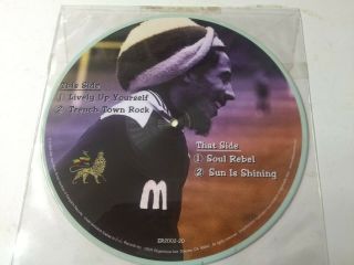 Bob Marley & The Wailers - Lively Up Yourself Picture Disc 10 " Vinyl E.  P.