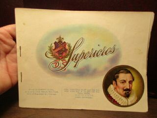 Vintage Cigar Label Litho Co Advertisement Proof Book - Art Superiores