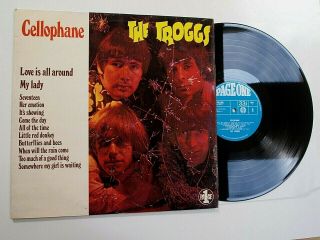 The Troggs - Cellophane Lp Vinyl Ex/ex Rare 1967 Uk 1st Mono Album Mod Psych