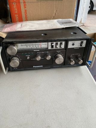 Vintage Panasonic 8 Track Car Stereo Cx - 1100 With Ca - 9500 Tuner Rare