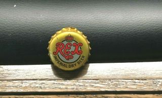 Vintage Rex Beer Cork Bottle Cap / Crown Fitger Brewing Co Duluth Mn