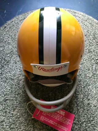 Vintage Never Worn NFL Green Bay Packers Helmet Rawlings Youth Medium USA 3