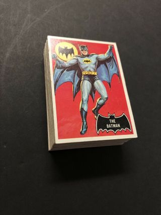 1966 Topps Batman Black Bat Nearly Complete Set 54/55 Ex/nm
