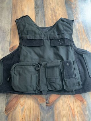 American Body Armor Aba Carrier Tactical Vest Xl Size 2rc / 2rrc Law Enfor