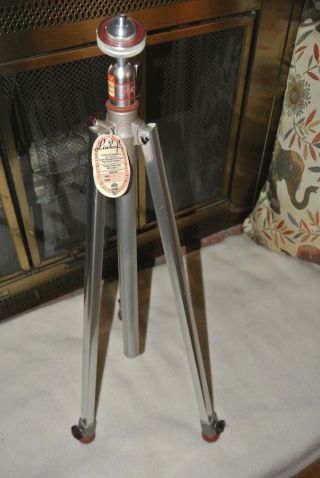 Vintage LINHOF PROFESSIONAL aluminum TRIPOD Model XIIb Lite Weight 2