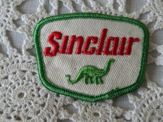 Vintage Sinclair Oil Service Station Uniform Patch Gasoline Petroleum Dinosaur