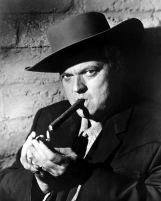 Orson Welles Man In The Shadow 8x10 Black And White Studio Publicity Photo Print