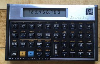 Vintage HP Calculator 11C Hewlett - Packard Made In USA 2