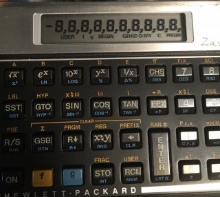 Vintage HP Calculator 11C Hewlett - Packard Made In USA 3