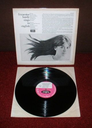 FRANCOISE HARDY Sings In English LP 1966 VOGUE MONO 1st BRILLIANT EXAMPLE 2