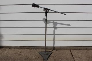 Vintage Atlas Sound Studio Boom Mic Microphone Stand