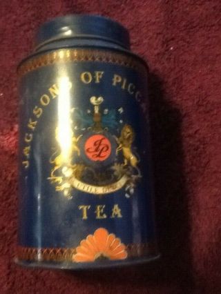 Vintage Tea Tin “jackson 