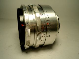 M42 CARL ZEISS JENA BIOTAR 1Q 1:2/58mm w Lens Hood TOP VINTAGE F/2.  0 2