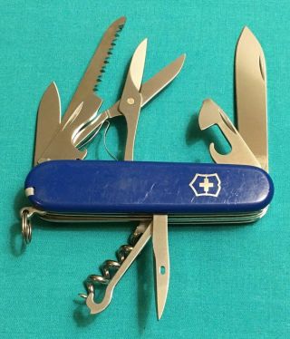 Victorinox Swiss Army Pocket Knife - Blue Huntsman - Multi Tool