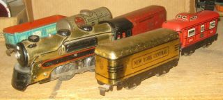 Vintage Marx Steam Locomotive Train Set York Central Nyc Electric