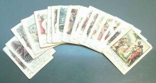 50 Vintage Bible Lesson Sunday School Picture Cards 1920 
