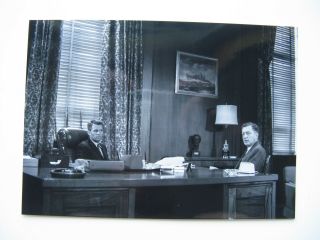 Robert F Kennedy,  Attorney General Office Orig Photographer Interview Snapshot