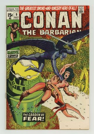 Conan The Barbarian 9 Fn/vf 7.  0 1971