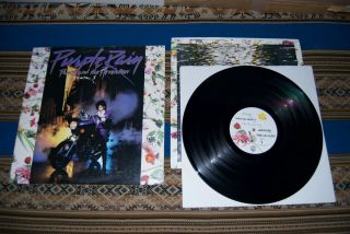 Prince Purple Rain 1984 1st Press Warner Bro 1 - 25110 Plays - Lyrics