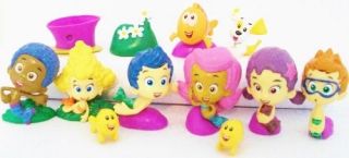 Bubble Guppies Figure Play Set Nickelodeon Pvc Toy Birthday Party Favors Puppy