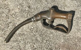 Vintage Brass Buckeye Gas Pump Nozzle Fig 300 R