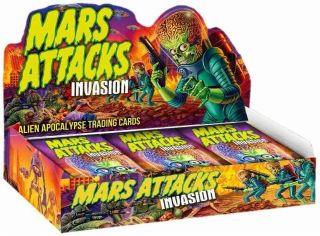 2013 Topps Mars Attacks Invasion Hobby Case (8) Card Boxes - Sketch?auto?2 Hits/box