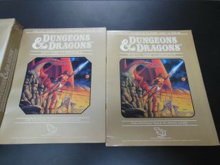 Vintage D&d Dungeons & Dragons Set 5 Immortals Rules 1017 Tsr 1986 Box Set