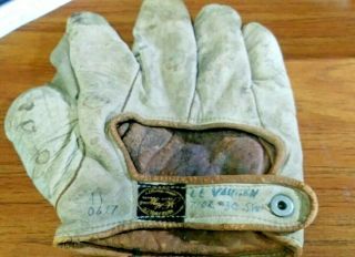 Rare 1908 Vintage Duckweb Left Handed Baseball Glove By J.  C.  Higgins Of Sears