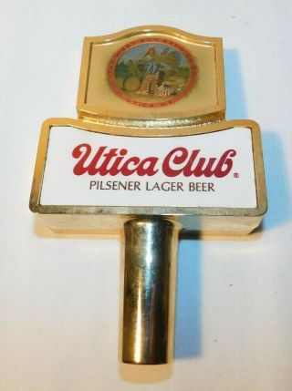 Vintage Utica Club Pilsener Lager Beer Advertising Beer Tap Tapper Knob Handle