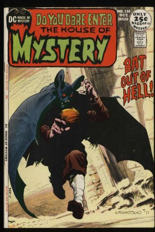 House Of Mystery 195 Fn,  6.  5 Dc Comics Bernie Wrightson Swamp Thing Prototype